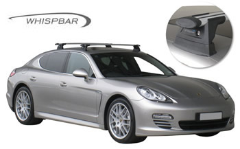 Porsche Panamera Yakima Whispbar roof racks